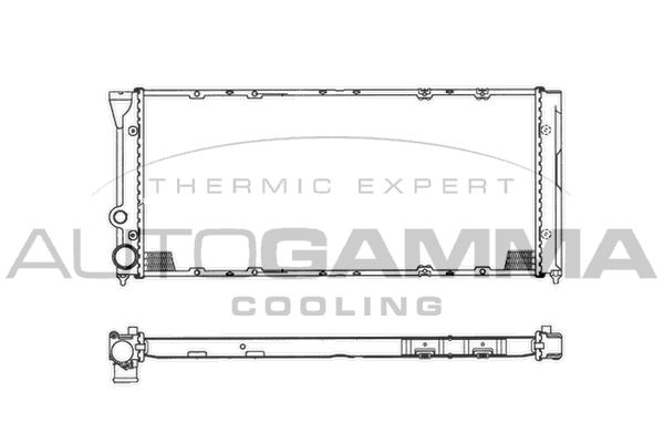 AUTOGAMMA Radiators, Motora dzesēšanas sistēma 102380