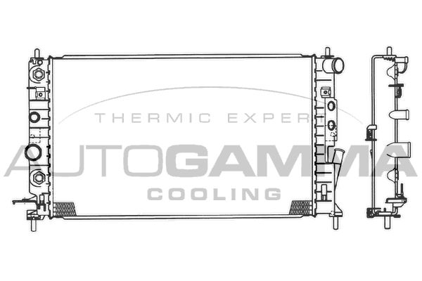 AUTOGAMMA Radiators, Motora dzesēšanas sistēma 102415