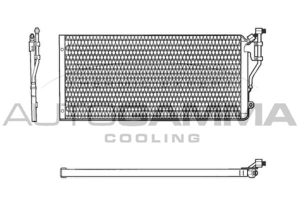 AUTOGAMMA Конденсатор, кондиционер 102632