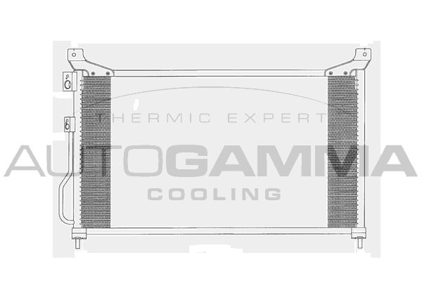 AUTOGAMMA Конденсатор, кондиционер 102770