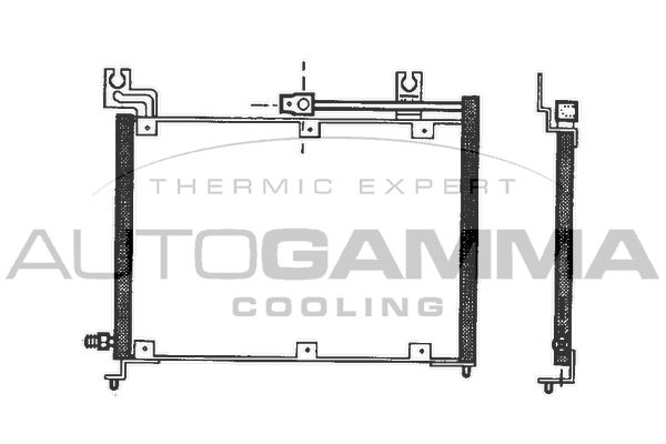 AUTOGAMMA Конденсатор, кондиционер 102792