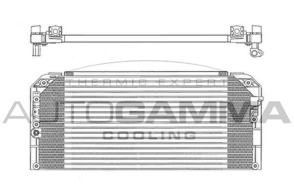 AUTOGAMMA Конденсатор, кондиционер 102801