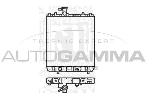 AUTOGAMMA Radiators, Motora dzesēšanas sistēma 102870