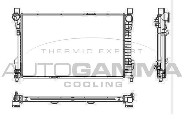 AUTOGAMMA Radiators, Motora dzesēšanas sistēma 102920