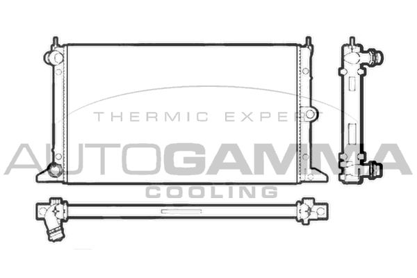 AUTOGAMMA Radiators, Motora dzesēšanas sistēma 102951