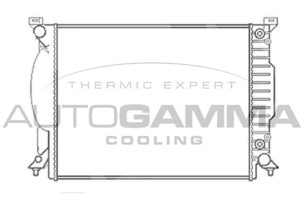 AUTOGAMMA Radiators, Motora dzesēšanas sistēma 102983