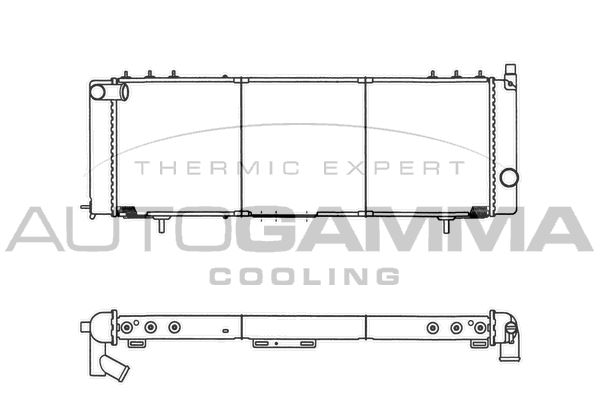 AUTOGAMMA Radiators, Motora dzesēšanas sistēma 103039