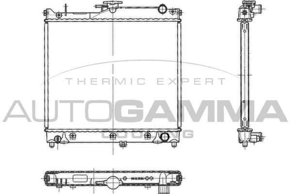 AUTOGAMMA Radiators, Motora dzesēšanas sistēma 103064