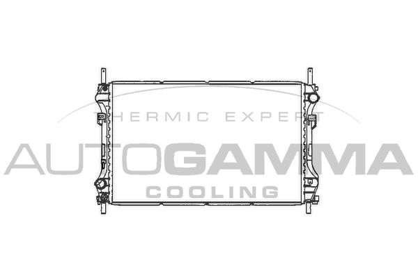 AUTOGAMMA Radiators, Motora dzesēšanas sistēma 103095