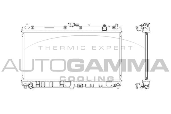 AUTOGAMMA Radiators, Motora dzesēšanas sistēma 103152