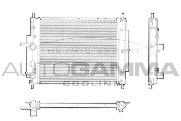 AUTOGAMMA Radiators, Motora dzesēšanas sistēma 103192
