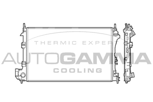 AUTOGAMMA Radiators, Motora dzesēšanas sistēma 103237