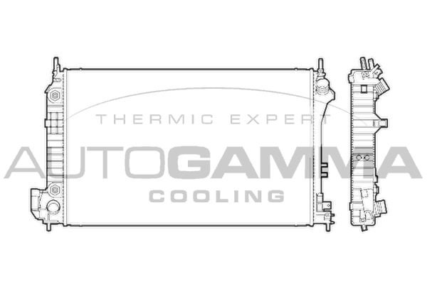 AUTOGAMMA Radiators, Motora dzesēšanas sistēma 103238