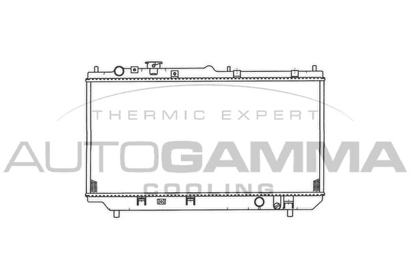 AUTOGAMMA Radiators, Motora dzesēšanas sistēma 103264