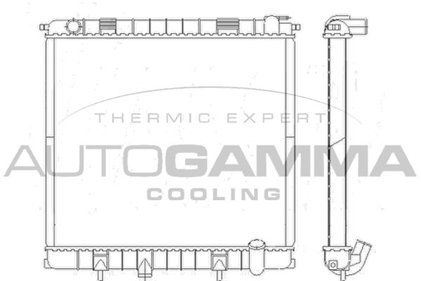 AUTOGAMMA Radiators, Motora dzesēšanas sistēma 103268