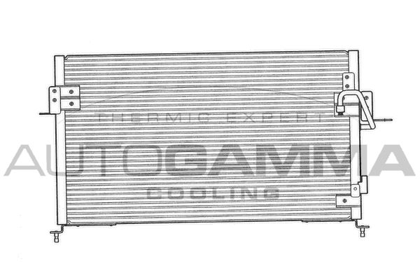 AUTOGAMMA Конденсатор, кондиционер 103288