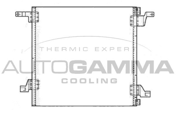 AUTOGAMMA Конденсатор, кондиционер 103304