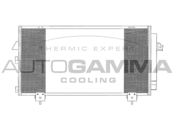 AUTOGAMMA Конденсатор, кондиционер 103320