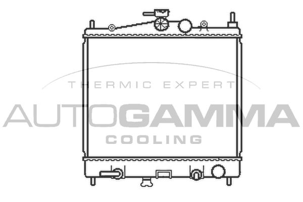 AUTOGAMMA Radiators, Motora dzesēšanas sistēma 103383