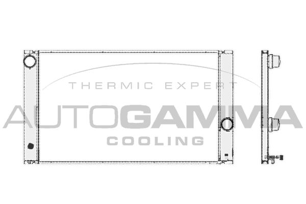 AUTOGAMMA Radiators, Motora dzesēšanas sistēma 103388