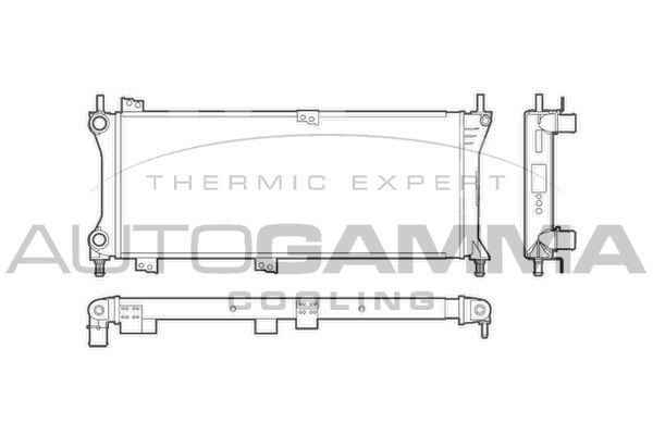 AUTOGAMMA Radiators, Motora dzesēšanas sistēma 103413