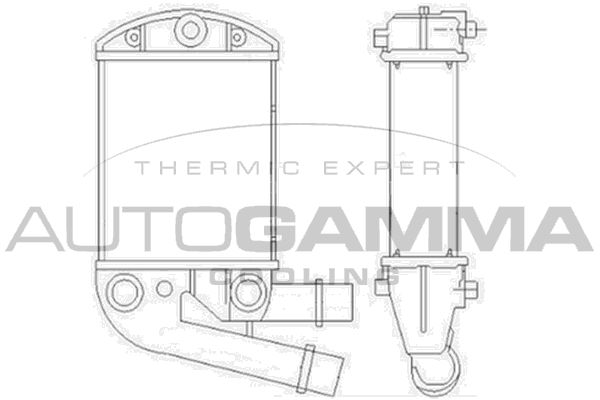 AUTOGAMMA Интеркулер 103414