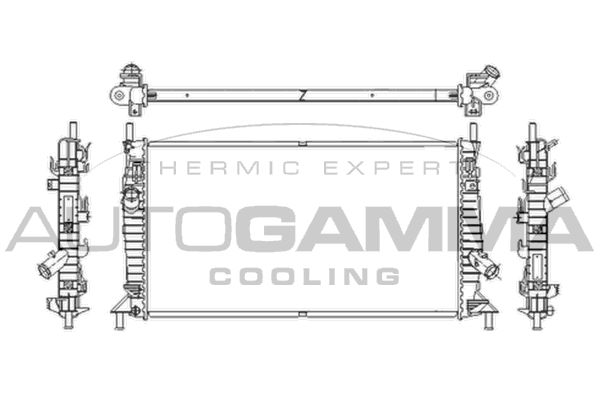 AUTOGAMMA Radiators, Motora dzesēšanas sistēma 103421