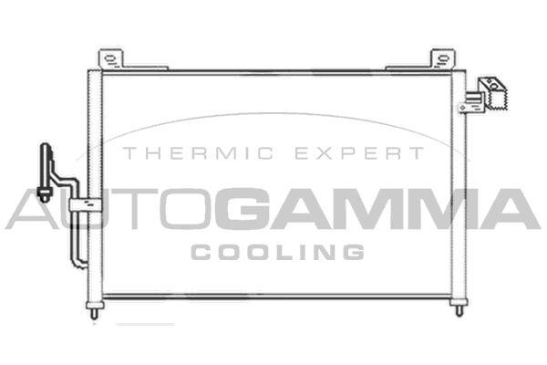 AUTOGAMMA Конденсатор, кондиционер 103443