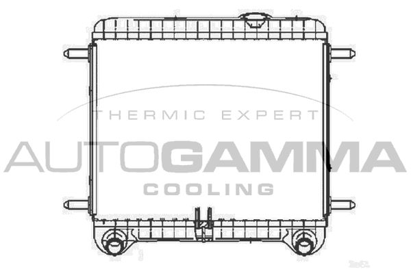 AUTOGAMMA Radiators, Motora dzesēšanas sistēma 103460