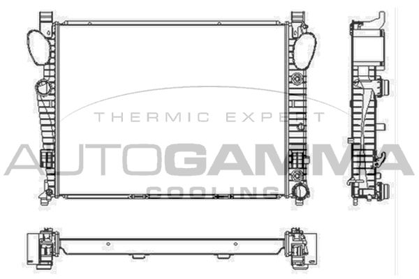 AUTOGAMMA Radiators, Motora dzesēšanas sistēma 103461