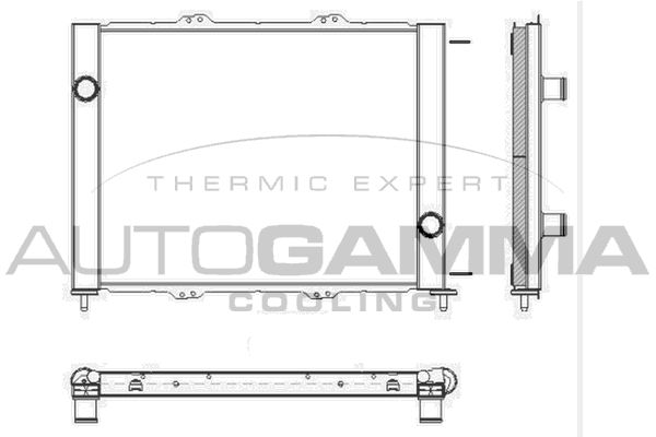 AUTOGAMMA Radiators, Motora dzesēšanas sistēma 103575