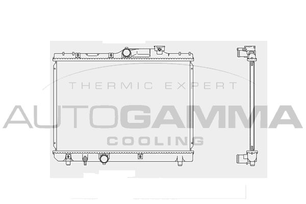 AUTOGAMMA Radiators, Motora dzesēšanas sistēma 103626