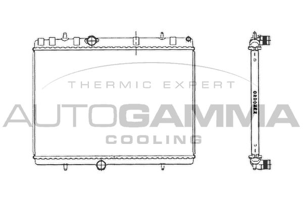 AUTOGAMMA Radiators, Motora dzesēšanas sistēma 103638