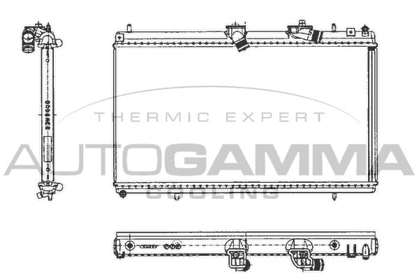 AUTOGAMMA Radiators, Motora dzesēšanas sistēma 103646