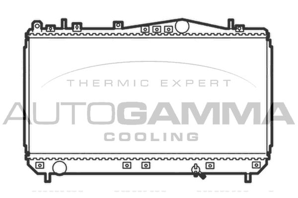 AUTOGAMMA Радиатор, охлаждение двигателя 103650