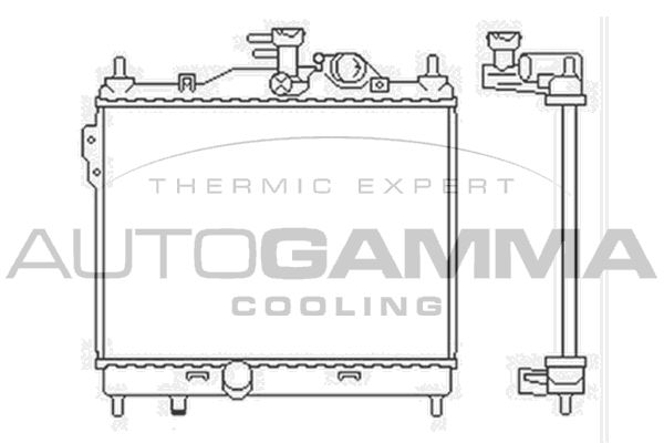 AUTOGAMMA Radiators, Motora dzesēšanas sistēma 103668