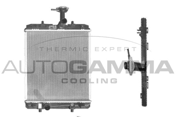 AUTOGAMMA Радиатор, охлаждение двигателя 103683