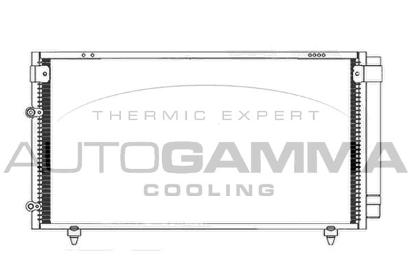 AUTOGAMMA Конденсатор, кондиционер 103710
