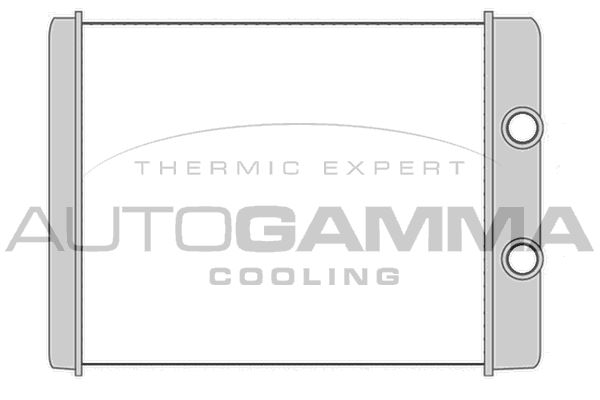 AUTOGAMMA Теплообменник, отопление салона 103779