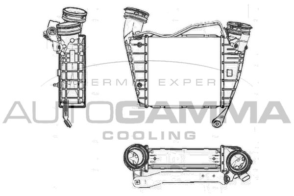 AUTOGAMMA Интеркулер 103794