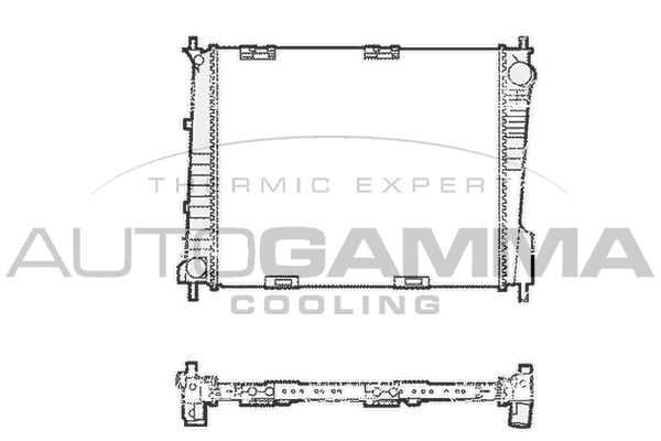 AUTOGAMMA Radiators, Motora dzesēšanas sistēma 103800