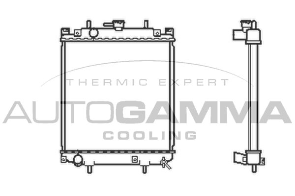 AUTOGAMMA Radiators, Motora dzesēšanas sistēma 103911