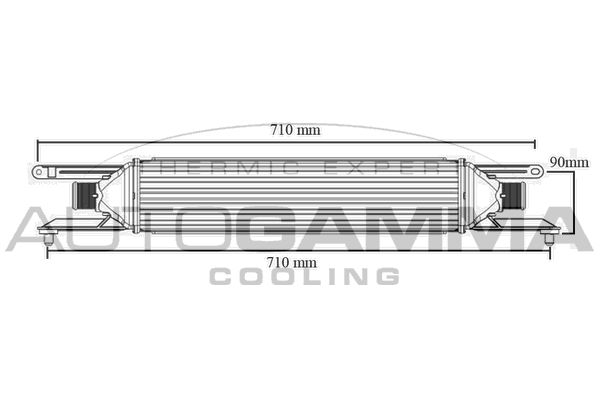 AUTOGAMMA Интеркулер 103991