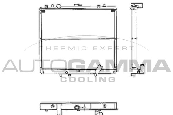 AUTOGAMMA Radiators, Motora dzesēšanas sistēma 103999