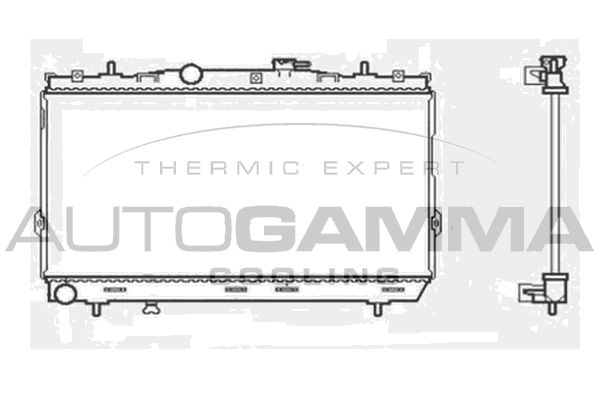 AUTOGAMMA Radiators, Motora dzesēšanas sistēma 104005
