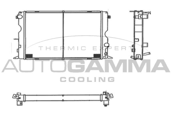 AUTOGAMMA Radiators, Motora dzesēšanas sistēma 104020