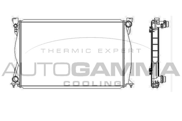 AUTOGAMMA Radiators, Motora dzesēšanas sistēma 104029