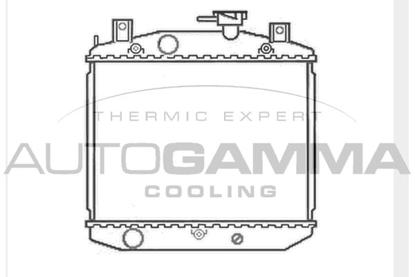 AUTOGAMMA Radiators, Motora dzesēšanas sistēma 104038