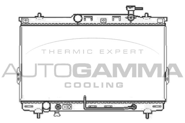 AUTOGAMMA Radiators, Motora dzesēšanas sistēma 104070