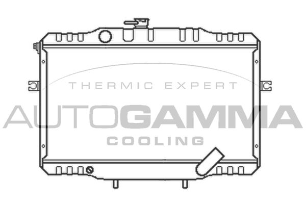 AUTOGAMMA Radiators, Motora dzesēšanas sistēma 104080